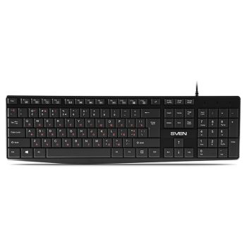 Клавиатура Sven KB-S305, USB, черный Клавиатура Sven KB-S305, USB, черный