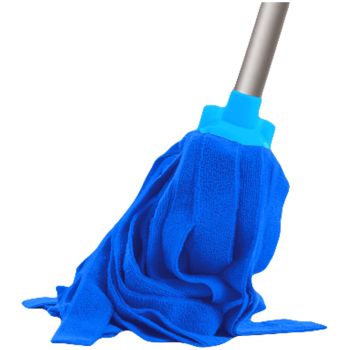 Насадка МОП ленточная для швабры OfficeClean Professional, микрофибра, длина 30см, 170г, синяя Насадка МОП ленточная для швабры OfficeClean Professional, микрофибра, длина 30см, 170г, синяя