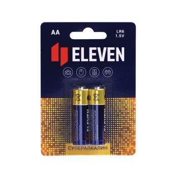 Батарейка Eleven SUPER AA (LR6) алкалиновая, BC2 Батарейка Eleven SUPER AA (LR6) алкалиновая, BC2