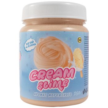 Слайм Cream-Slime, кремовый, с ароматом мороженого, 250г Слайм Cream-Slime, кремовый, с ароматом мороженого, 250г