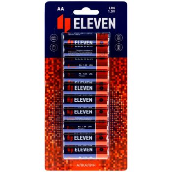 Батарейка Eleven AA (LR6) алкалиновая, BC10 Батарейка Eleven AA (LR6) алкалиновая, BC10