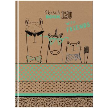 Скетчбук 120л., А5 BG Скетчбук 120л., А5 BG