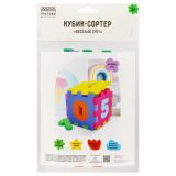 Развивающая игрушка ТРИ СОВЫ Кубик-сортер "Веселый счет", EVA, 6 пазлов, 12 элементов