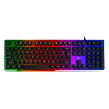 Клавиатура Sven KB-G8500, USB, прозрачный корпус, подсветка, черный Клавиатура Sven KB-G8500, USB, прозрачный корпус, подсветка, черный