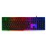 Клавиатура Sven KB-G8500, USB, прозрачный корпус, подсветка, черный