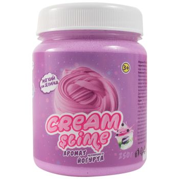 Слайм Cream-Slime, фиолетовый, с ароматом йогурта, 250г Слайм Cream-Slime, фиолетовый, с ароматом йогурта, 250г