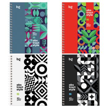 Записная книжка А6 96л., на гребне BG Записная книжка А6 96л., на гребне BG