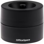 Скрепочница магнитная OfficeSpace, без скрепок, черная, картонная коробка