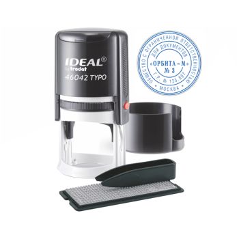 Печать самонаборная автоматическая Ideal, Ø42мм, 1,5 круга (161484) Печать самонаборная автоматическая Ideal, Ø42мм, 1,5 круга (161484)