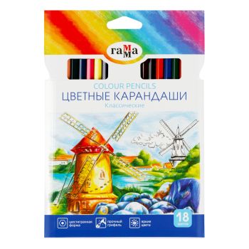 Карандаши цветные Гамма Карандаши цветные Гамма