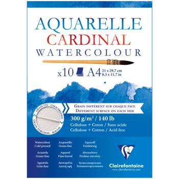 Альбом для акварели, 10л., А4, на склейке Clairefontaine Альбом для акварели, 10л., А4, на склейке Clairefontaine