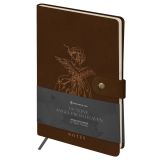 Записная книжка А5 80л., ЛАЙТ, кожзам, Greenwich Line "Outline. Angel from heaven", с замком, тиснение фольгой, внутренний карман, блок в точку