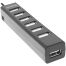 Разветвитель USB Defender Quadro Swift USB2.0, 7 портов, черный