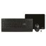 Комплект беспроводной клавиатура + мышь + коврик Sven KB-C3800W, USB, черный