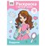 Раскраска с цв. фоном А4, 16 стр., ТРИ СОВЫ 