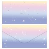 Конверт для денег MESHU "Universe" 85*164мм, матовая ламинация, фольга