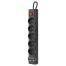 Сетевой фильтр Defender DFS 755 5 розеток 5,0м, 2xUSB, 2.1A, черный