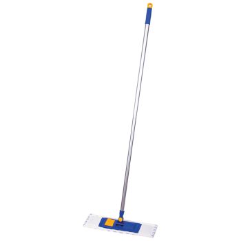 Швабра OfficeClean Professional, пласт. держатель 40см, насадка МОП микрофибра/абразив(карман) Швабра OfficeClean Professional, пласт. держатель 40см, насадка МОП микрофибра/абразив(карман)