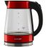 Чайник электрический Scarlett SC-EK27G79, 1,7л, 2200Вт, с подсветкой, стекло/пластик
