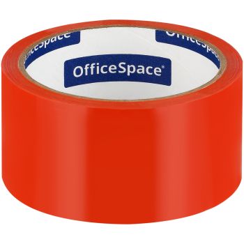 Клейкая лента упаковочная OfficeSpace, 48мм*40м, 45мкм, оранжевая, ШК Клейкая лента упаковочная OfficeSpace, 48мм*40м, 45мкм, оранжевая, ШК