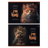 Альбом для рисования 40л., А4, на скрепке BG "The King"