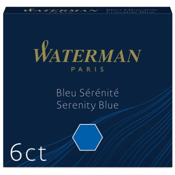 Картриджи чернильные Waterman International, синий, 6шт., картонная коробка Картриджи чернильные Waterman International, синий, 6шт., картонная коробка