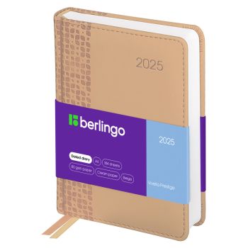 Ежедневник датированный 2025г., А6, 184л., кожзам, Berlingo Ежедневник датированный 2025г., А6, 184л., кожзам, Berlingo