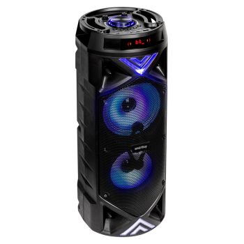 Колонка портативная Smartbuy BOOM MK III, 30Вт, Bluetooth, MP3, FM-радио, micro SD, микрофон, пульт, подстветка, черный Колонка портативная Smartbuy BOOM MK III, 30Вт, Bluetooth, MP3, FM-радио, micro SD, микрофон, пульт, подстветка, черный