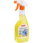 Средство для мытья стекол и зеркал OfficeClean "Лимон"с изопропиловым спиртом, 500мл, с курком