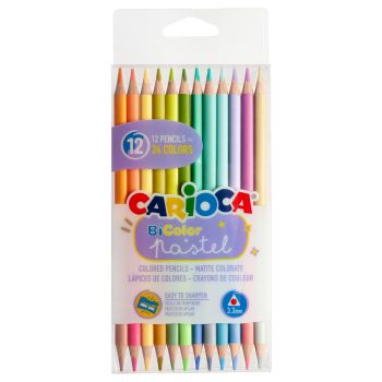 Карандаши цветные пастельные двухсторонние Carioca Карандаши цветные пастельные двухсторонние Carioca