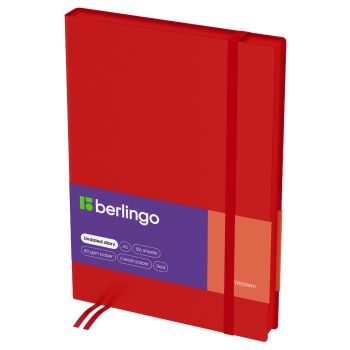 Ежедневник недатированный, А5, 136л., кожзам, Berlingo Ежедневник недатированный, А5, 136л., кожзам, Berlingo