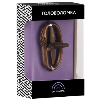 Головоломка металлическая большая ТРИ СОВЫ Головоломка металлическая большая ТРИ СОВЫ