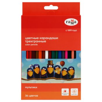 Карандаши цветные Гамма Карандаши цветные Гамма