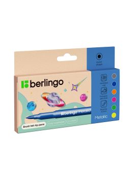 Фломастеры с кистевым пишущим узлом Berlingo Фломастеры с кистевым пишущим узлом Berlingo
