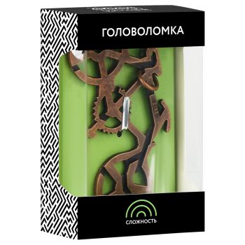 Головоломка металлическая большая ТРИ СОВЫ Головоломка металлическая большая ТРИ СОВЫ