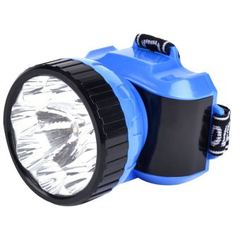 Фонарь налобный Smartbuy SBF-25-B, аккумуляторный, светодиодный, 1ВТ + 8 LED, синий Фонарь налобный Smartbuy SBF-25-B, аккумуляторный, светодиодный, 1ВТ + 8 LED, синий