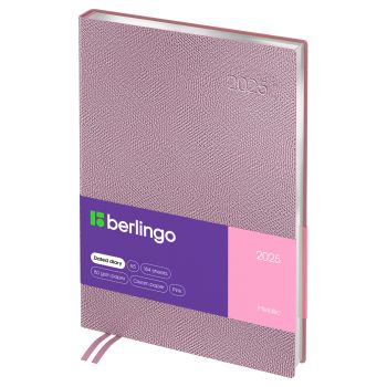 Ежедневник датированный 2025г., А5, 184л., кожзам, Berlingo Ежедневник датированный 2025г., А5, 184л., кожзам, Berlingo