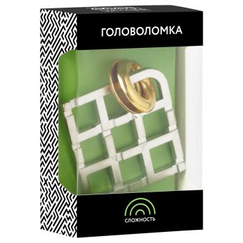 Головоломка металлическая большая ТРИ СОВЫ Головоломка металлическая большая ТРИ СОВЫ