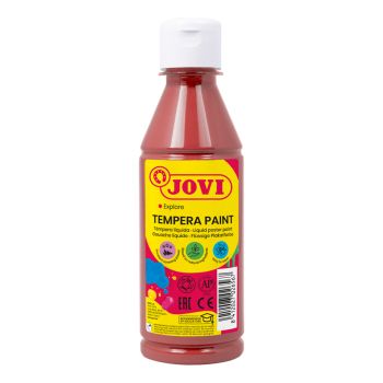 Гуашь JOVI, с повышенным содержанием пигмента, коричневая, 250мл Гуашь JOVI, с повышенным содержанием пигмента, коричневая, 250мл