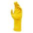 Перчатки резиновые хозяйственные OfficeClean Универсальные, разм. XL, желтые, пакет с европодвесом