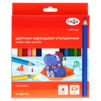 Карандаши цветные Гамма Карандаши цветные Гамма