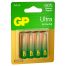 Батарейка GP Ultra G-Tech AA (LR6) 15AU алкалиновая, BC4
