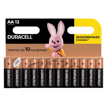 Батарейка Duracell Basic AA (LR6) алкалиновая, 12BL Батарейка Duracell Basic AA (LR6) алкалиновая, 12BL