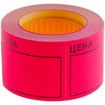 Ценник большой OfficeSpace, 50*40мм, малиновый, 200шт./рулон Ценник большой OfficeSpace, 50*40мм, малиновый, 200шт./рулон