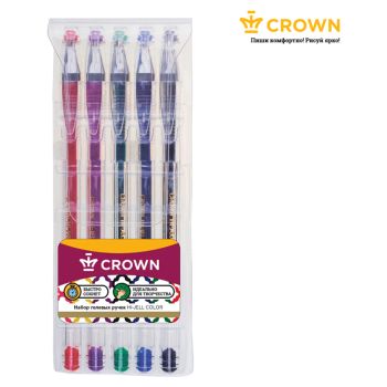 Набор гелевых ручек Crown Набор гелевых ручек Crown