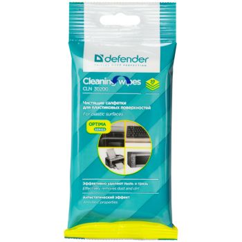 Салфетки чистящие влажные Defender, для поверхностей, в мягкой упаковке, 20шт. Салфетки чистящие влажные Defender, для поверхностей, в мягкой упаковке, 20шт.