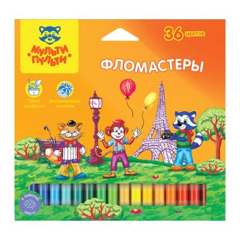 Фломастеры Мульти-Пульти Фломастеры Мульти-Пульти