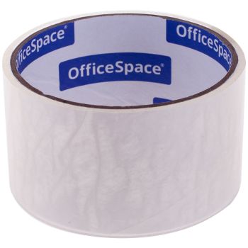 Клейкая лента упаковочная OfficeSpace, 48мм*15м, 38мкм, ШК Клейкая лента упаковочная OfficeSpace, 48мм*15м, 38мкм, ШК