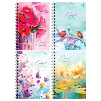 Записная книжка А6 120л. на гребне BG Записная книжка А6 120л. на гребне BG