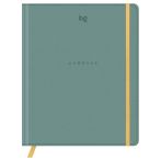 Дневник 1-11 кл. 48л. (твердый) BG "Monocolor. Green", иск. кожа, тиснение, цветн. срез, ляссе, на резинке